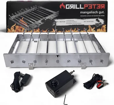 Produktbild von Mangal Drehspießaufsatz für 9 Spieße Elektromotor Spieße