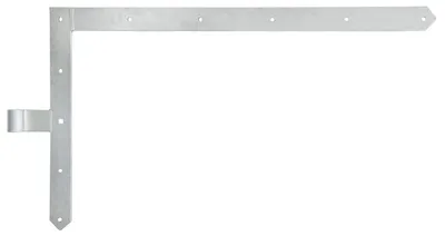 Immagine prodotto di Cerniera angolare per porte Alberts 312947, disponibile nelle versioni per porte, porte da garage e porte a telaio, zincata a caldo, rullo Ø 20 mm, dimensioni 600 x 1000 mm