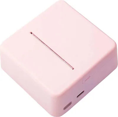 Produktbild von INF Mini 58mm USB+Bluetooth Thermodrucker - Tragbarer Belegdruck für Android, iOS & Windows Rosa