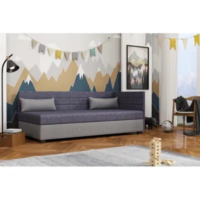 Obrázok produktu pre Jednolôžková posteľ 90x195 BEATRIS PLUS 1 - grafitová / šedá
