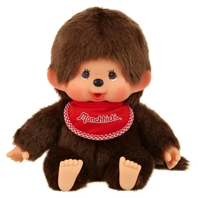 Produktbild von BANDAI Monchhichi Maxi 40 cm Sitzend – Große Plüschfigur