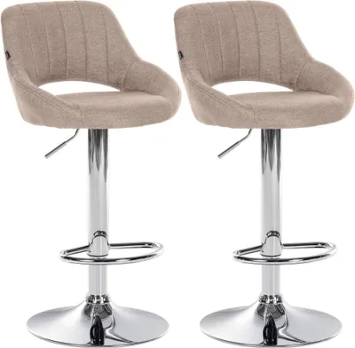 Obrázok produktu pre Sada 2 elegantných barových stoličiek - stolička - výška - až - pohodlná, 360° otočná funkcia