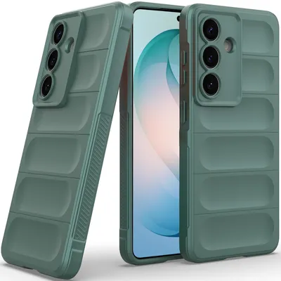 Produktbild von Handyhülle für Samsung Galaxy S26 Weich TPU Silikon Stossfest Anti-rutsch Hülle Grün