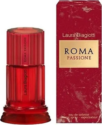 Zdjęcie produktu dla Laura Biagiotti Roma Passione, Kobiety, 50 ml, Butelka jednorazowa, Czarna porzeczka, Grejpfrut, Mandarynka, Jaśmin, Różowy, White peony, Bursztyn, Piżmo, Tonkowiec wonny, Wanilia