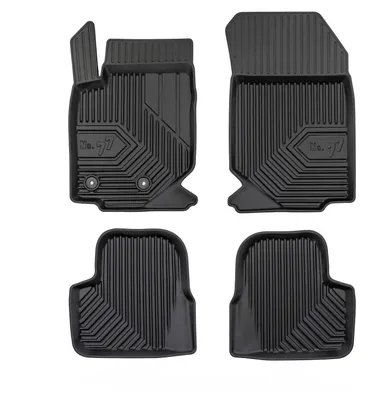 Productafbeelding van Rubberen automatten voor Jeep Avenger vanaf 2023 (crossover) – 3-delig, zwart, op maat