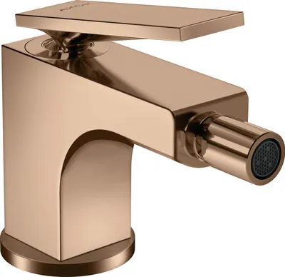 Produktbild von hansgrohe AXOR Citterio Bidetmischer, Zugstangen-Ablaufgarnitur, Ausladung 110mm, 39214300
