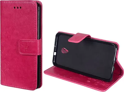 Produktbild von Schutz Hülle Blumen für Handy ZTE Blade V7 Pink