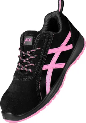 Produktbild von ACE Aurora S1-Arbeitssneaker für Frauen, Schwarz/Pink 37