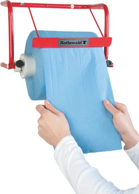 Produktbild von Rothewald Papierrollenhalter Werkstatt, Papierrolle Werkstatt Nicht Inklusive, Wandrollenhalter Inklusive Befestigungsmaterial, Werkstatt Zubehör