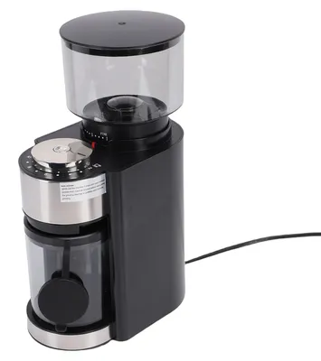 Produktbild von Elektrische Kaffeemühle – Einstellbare elektrische Kaffeemühle mit konischen Mahlscheiben aus Edelstahl für den Hausgebrauch, EU-Stecker, 220 V