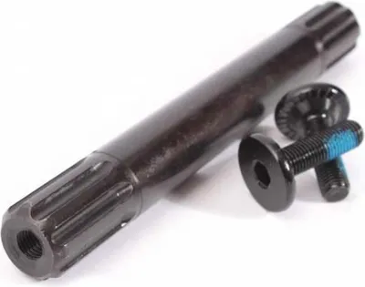 Obrázek produktu pro KHE BMX osa, délka 150 mm, průměr 19 mm, závit 8T, osa s šroubem