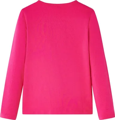 Produktbild von vidaXL Kinder-Langarmshirt Knallrosa 104