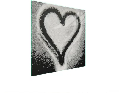 Produktbild von Glasschutzplatte Für Herd 50X52 Herz