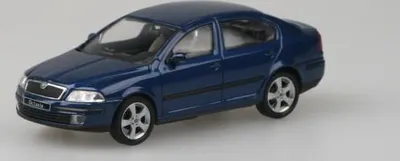 Image de Skoda Octavia II (2004) - Bleu foncé métallisé ABREX 1:43