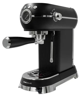 Produktbild von HOME DELUXE Espressomaschine EXQUISITE 15 Bar - 33 x 16 x 33 cm | inkl. Milchdüse, Siebträgermaschine, Siebträger, Kaffeemaschine