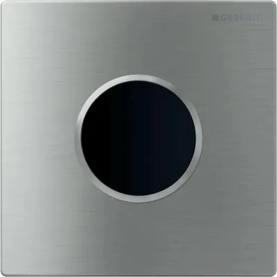 Produktbild von Geberit Urinalsteuerung mit elektronischer Spülauslösung, Netzbetrieb, Abdeckplatte Typ 10, 116.025.SN.1