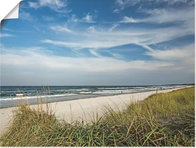 Produktbild von ARTland Poster Urlaubsfeeling Strand Größe: 80x60 cm