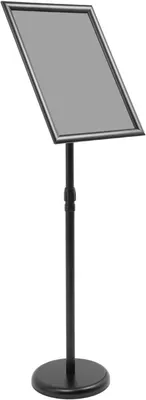 Produktbild von Höhenverstellbarer Schilderständer aus Aluminium und Edelstahl