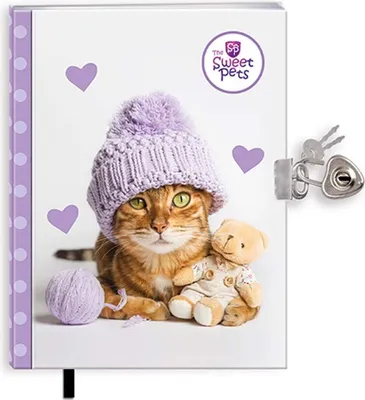 Zdjęcie produktu dla Pamiętnik dla dzieci z kłódką Beniamin Sweet Pets