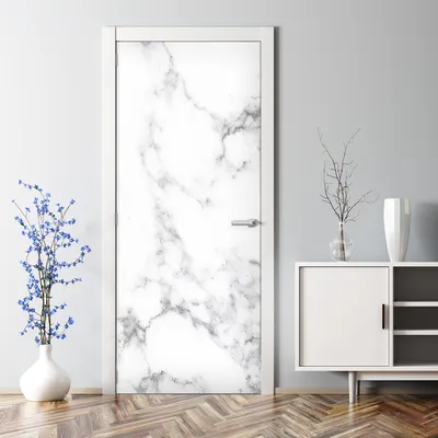 Produktbild von Dekorative Türtato Aufkleber selbstklebend Klebefolie Türposter Marmorstein 85 x 200 cm