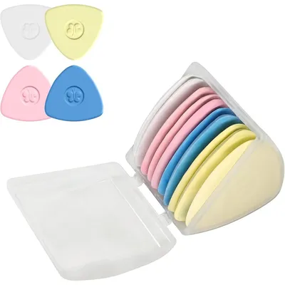 Produktbild von Schneiderkreide – Nähkreide – Stoffkreide – Dreieckige Schneiderkreide – Stoffmarkierungskreide – zum Schneidern, Nähen, für Stoffbastelarbeiten und DIY-Kleidungsherstellung – 10er-Packung