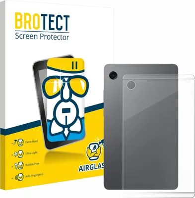 Produktbild von BROTECT Schutzglas für Samsung Galaxy Tab A11 8.7" (Rückseite) Schutzfolie Panzer Folie Glas Display Schutz klar