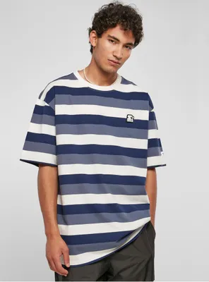 Produktbild von Starter - Herren Sun Stripes Oversize T-Shirt DARKBLUE/VINTAGEBLUE/PALEWHITE XL