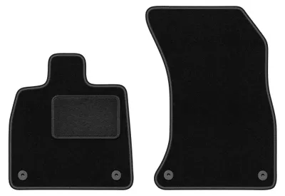 Immagine prodotto di Tappetini anteriori in moquette per Audi Q5 FYT 2021-2022 (Sportback plug in hybryda) – 2 pezzi, neri, su misura – Wielganizator LUX