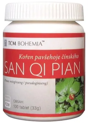 Obrázok produktu pre Pavšehoj čínský, koreň - San qi pian - 33g - 100 tabliet [208P]