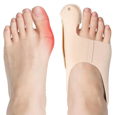 Productafbeelding van Hallux valgus correctie, set van 2 teenspreiders, maat L, voor voetverzorging