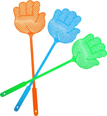 Produktbild von Peggy Perfect Fliegenklatsche Kunststoff Länge: 440 mm zufällige Farbe (1 Stück)