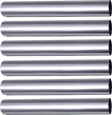 Produktbild von Schaumrollen-Formen 6er Set aus Edelstahl (12,4 cm x 2cm)