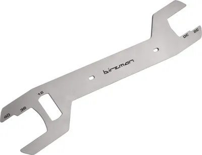 Produktbild von Birzman Steuersatz-und Tretlagerschlüssel Mit Hakenspanner Silber Silber One Size