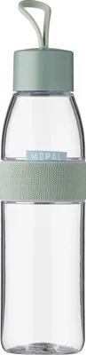 Produktbild von Mepal - Wasserflasche Ellipse - Wiederverwendbare Trinkflasche - Auslaufsichere - Geeignet für kohlensäurehaltige Getränke - BPA-frei - 500 ml - Nordic sage