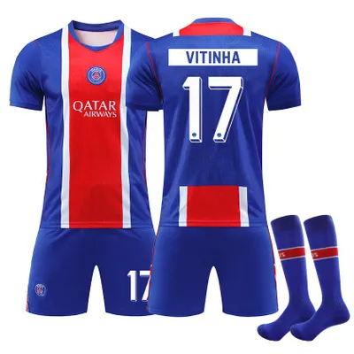 Produktbild von #17 VITINHA 26-27 Paris Saint-Germain (Champions League)football jersey for Kids and Adults SIZE:XS