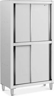 Produktbild von Skříň na nádobí Royal Catering z nerezové oceli - 1000 x 500 x 1800 mm -