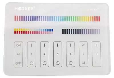 Produktbild von MiBoxer 2,4G 4 Zone TOUCH Wand Controller M4 RGB+CCT