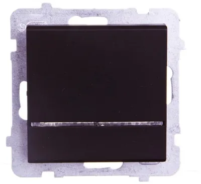 Obrázok produktu pre Ospel ŁP-1RS/m/33, Čierna, IP20, 250 V, 16 A, 71 mm, 42 mm