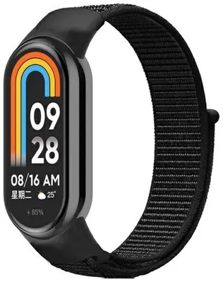 Obrázok produktu pre Beline nylonový remienok NylonLoop pre Mi Band 9/8, čierna farba