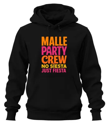 Imagen del producto de Malle Party Crew: No a la siesta, sí a la fiesta. Sudadera con capucha "Mallorca Sangria", color , talla XXL