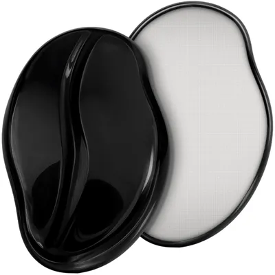 Obrázek produktu pro KRUMAD Odstraňovač zrohovatělé kůže Nano Glas – ergonomická pilka na zrohovatělou kůži pro měkké paty – ruční pilka na nohy pro suché i mokré použití – odolná pilka na nohy