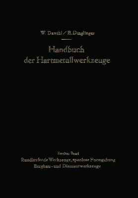 Produktbild von Handbuch der Hartmetallwerkzeuge