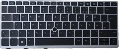 Produktbild von Tastatur für HP Elitebook 730 735 830 836 G5 G6 deutsch Backlit Trackpoint