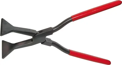 Ausonia Flachrundzange 16 Cm – Mit Halbrunden Backen, Perfekt Für Handwerker, Bastler & Heimwerker