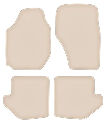 Image de Tapis de sol en moquette pour Toyota RAV4 I 1994-2000 (SUV) – jeu 4 pièces, beiges, sur mesure – Wielganizator FORTUNA