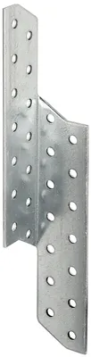 Zdjęcie produktu dla Alberts 820503 Kotwy do krokwi i płatwi, ocynkowane metodą Sendzimira, 32 x 32 x 210 mm, zestaw 25 sztuk