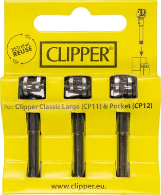 Produktbild von Clipper zapalovače 3 ks s náhradními kamínky – Weedness Flintsystem Limited | multifunkční a znovuplnitelné