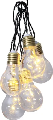 Produktbild von LED-Lichterkette 'Glow Battery', 5 teilig, klar