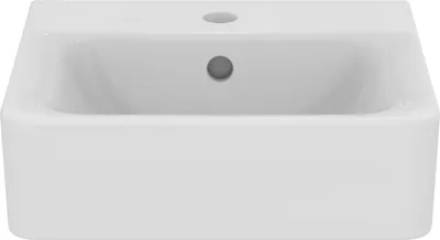 Produktbild von IS Handwaschbecken Connect Cube, 1Hl., m.Ül., 400x360x160mm, Weiß