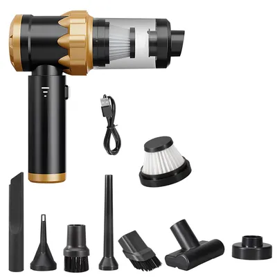 Produktbild von 5000 Pa Handstaubsauger mit Akku, Auto-Staubsauger mit bürstenlosem Motor, kabelloser Auto- und Haushaltsstaubsauger, ideal für Büro und Zuhause